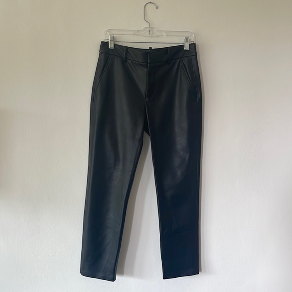 Zara Pants & Jumpsuits Zara Leather Pants Poshmark